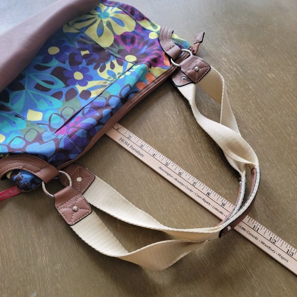 🎉🌟 HOST PICK 🎉🌟Spring Is Blooming EUC Lily Bloom Floral Shoulder Bag Handbag - Picture 8 of 10